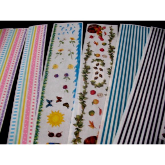 Creative Memories Lot Stickers, Great Lengths Chalet, Snap Pack, Lines, Pastels - Picture 4 of 16